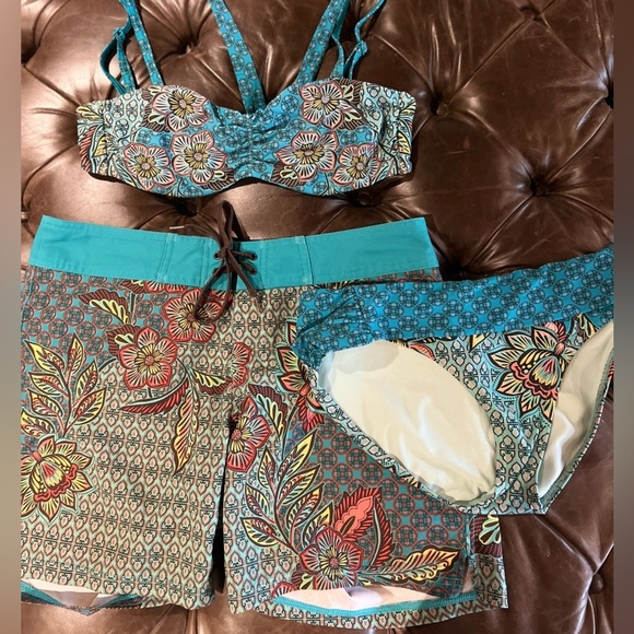 Prana Other - Prana women’s bikini and swim shirt set small bathing suit
